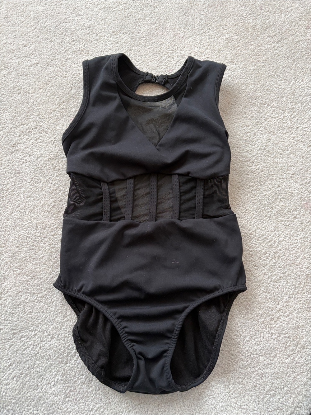 Five Dancewear Black Leotard - size YXL